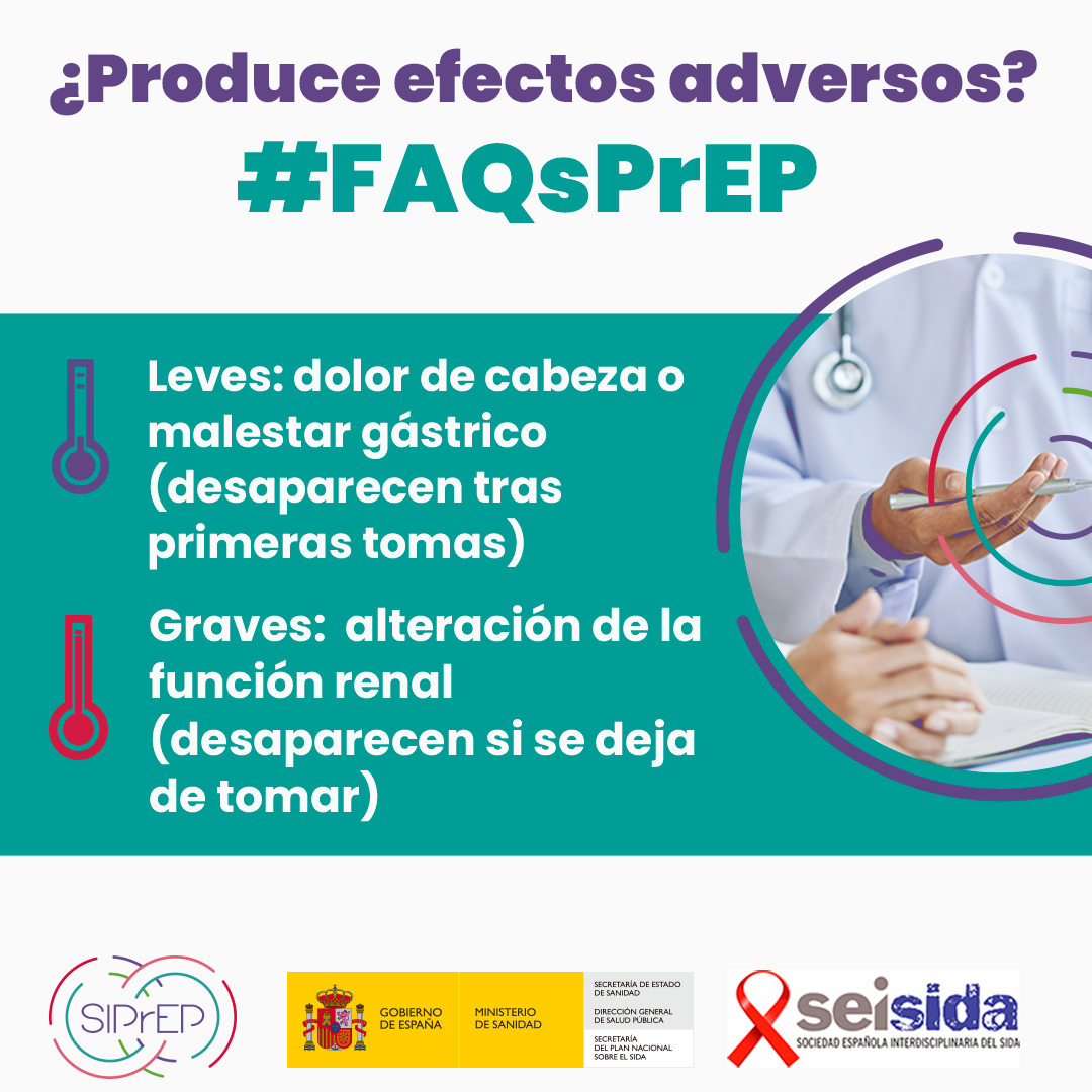 Efectos adversos PrEP